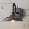 OL21039.0.OL21039BK Industry Arced Outdoor Sconce – Small