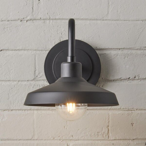 OL21039.3.OL21039BK Industry Arced Outdoor Sconce – Small – view 4