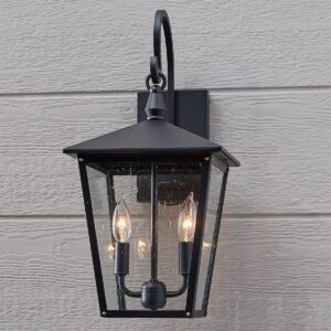 OL21048.0.OL21048BK Classic Caroline Outdoor Sconce – Medium