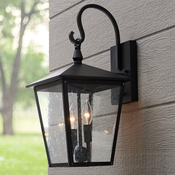 OL21048.2.OL21048BK Classic Caroline Outdoor Sconce – Medium – view 3