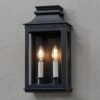 OL22090.0.OL22090BK Zigmund Outdoor Sconce – 2 Light