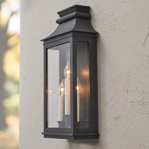 OL22091.3.OL22091BK Zigmund Outdoor Sconce – 3 Light – view 4