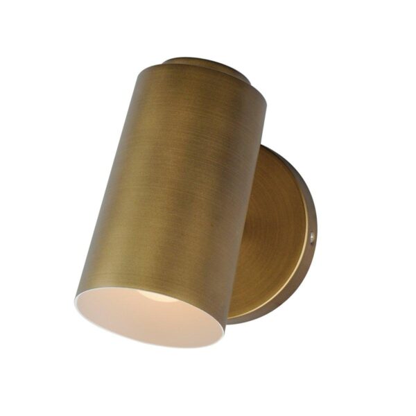 Single Spotlight Outdoor Sconce – Cylindrical