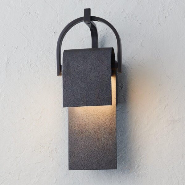 OL24015.0.OL24015BZ Bent Pocket Outdoor Sconce – 19″