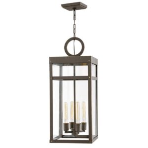 Vintage Suspended Pane Outdoor Lantern