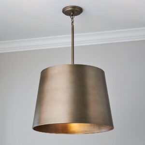 PE21202.0.PE21202BZ Saresh Indoor / Outdoor Drum Pendant