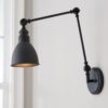 SC15101.0.SC15101BK Adjustable Arm Swing Arm Sconce – 1 Light