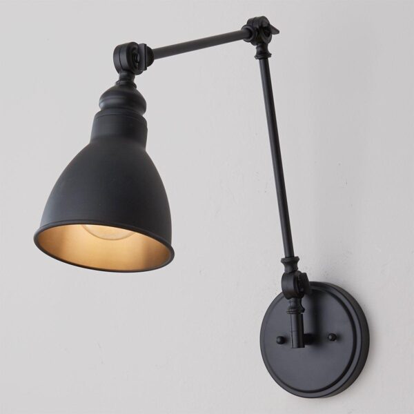 SC15101.2.SC15101BK Adjustable Arm Swing Arm Sconce – 1 Light – view 3
