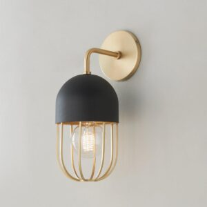 SC17145.0.SC17145AB Capsule Cage Sconce