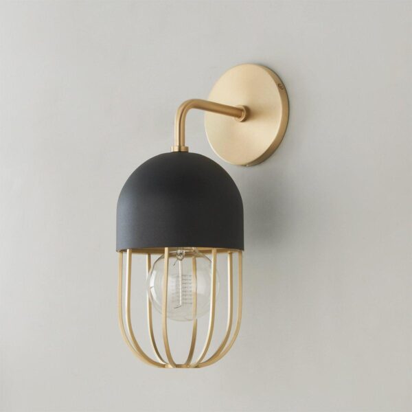 SC17145.5.SC17145AB Capsule Cage Sconce – view 3