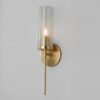 SC18034.0.SC18034AB Pencil Arm and Crackle Glass Sconce