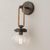 Coastal Cottage Rope Globe Sconce
