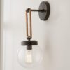 Coastal Cottage Rope Globe Sconce – view 3