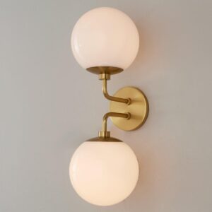 Minimalist Globe Sconce – 2 Light