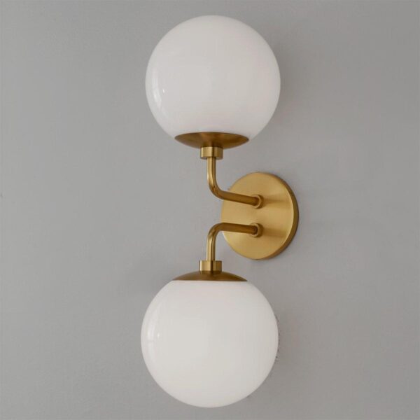 SC19113.1.SC19113AB Minimalist Globe Sconce – 2 Light – view 2