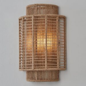 Jute Veil Sconce