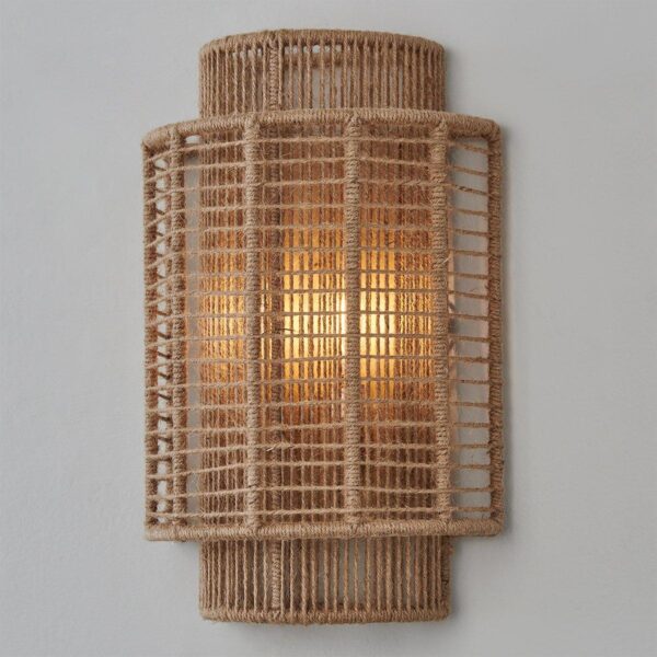 SC22150.0.SC22150NA Jute Veil Sconce
