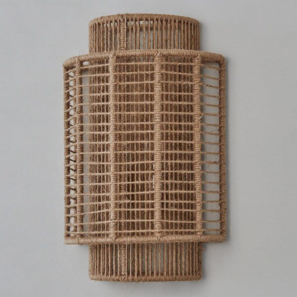 SC22150.1.SC22150NA Jute Veil Sconce – view 2