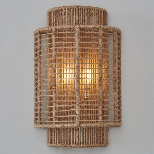 SC22150.2.SC22150NA Jute Veil Sconce – view 3