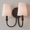 SC22152.0.SC22152BK Gloriosa Double Sconce