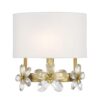 SC24040.0.SC24040AB Crystal Wreath Sconce