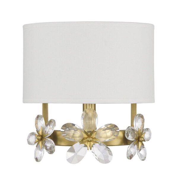 SC24040.1.SC24040AB Crystal Wreath Sconce – view 2