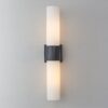 SC24041.2.SC24041BK Mirza Opal Glass Bath Sconce – 2 Light – view 3