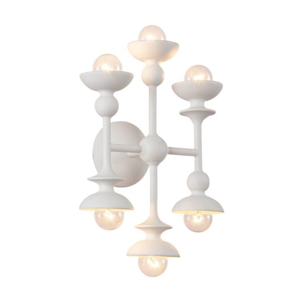 SC24137.0.SC24137WH Bunbury Sconce – 6 Light