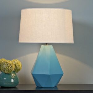 Sizzling Colors Geometric Ceramic Table Lamp