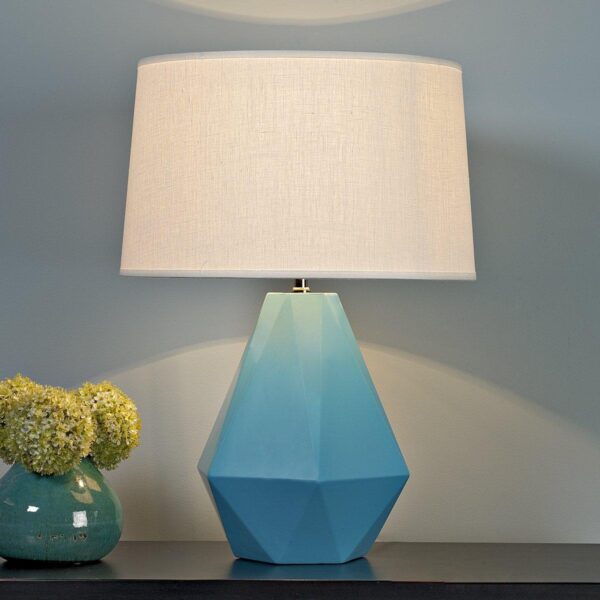 TL10034.0.TL10034TQ Sizzling Colors Geometric Ceramic Table Lamp