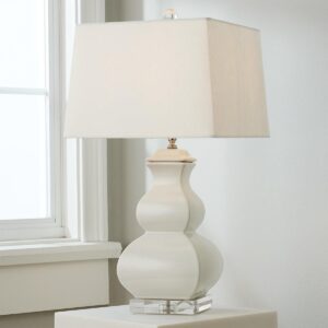 Porcelain Square Gourd Table Lamp
