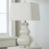 TL14147.1.TL14147WH Porcelain Square Gourd Table Lamp – view 2