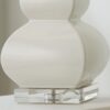 TL14147.2.TL14147WH Porcelain Square Gourd Table Lamp – view 3