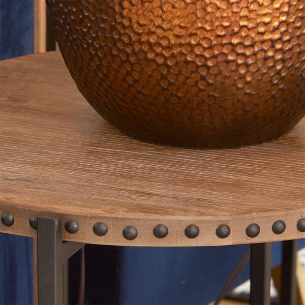 TL18089.2.TL18089CO Hammered Copper Table Lamp – view 3