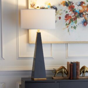 Noir Triangular Table Lamp