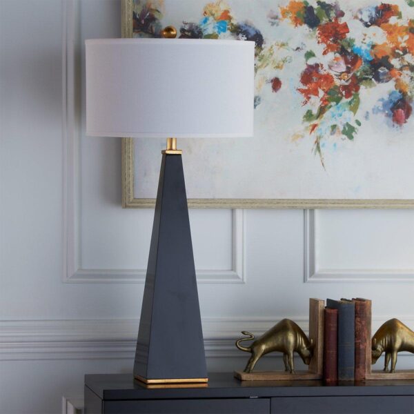 TL18090.1.TL18090BK Noir Triangular Table Lamp – view 2