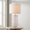 TL19023.0.TL19023PK Blush Cylinder Table Lamp