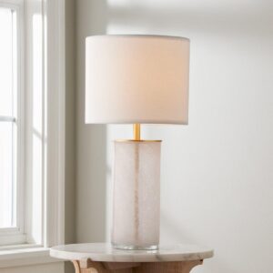 Blush Cylinder Table Lamp