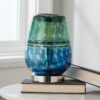 TL20025.1.TL20025MU Fused Jewel Tone Art Glass Table Light – view 2