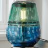 TL20025.2.TL20025MU Fused Jewel Tone Art Glass Table Light – view 3