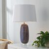 TL22046.0.TL22046GY Graphite Art Glass Table Lamp