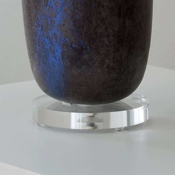 TL22046.3.TL22046GY Graphite Art Glass Table Lamp – view 4