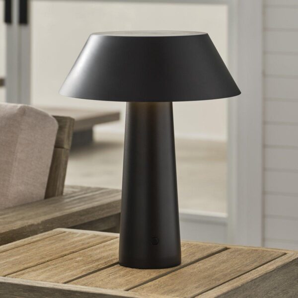TL24164.1.TL24164BK Glyphic Cordless LED Indoor/Outdoor Table Lamp – view 2