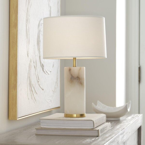 TL24169.0.TL24169AB Snowpack Cordless LED Table Lamp – Alabaster