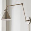 WS07003.1.WS07003ANTNICKEL Cone Pivot Shade Double Joint Swing Arm – view 2