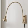 WS09005.1.WS09005AB LED Gooseneck Reading Swing Arm Sconce – view 2