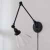 WS17002.1.WS17002BK Industrial Triangle Shade Swing Arm – view 2