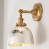 WS18001.1.WS18001BB Mercury Glass Dome Single Swivel Swing Arm – view 2