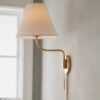 Transitional Swing Arm Sconce