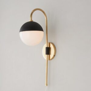 WS18018.0.WS18018AB Mid-Century Globe Adjustable Swing Arm